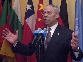 Powell speaks on Iraq